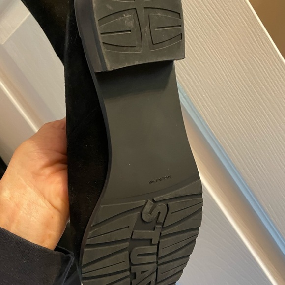 Stuart Weitzman over the knee back suede boots - Picture 5 of 8